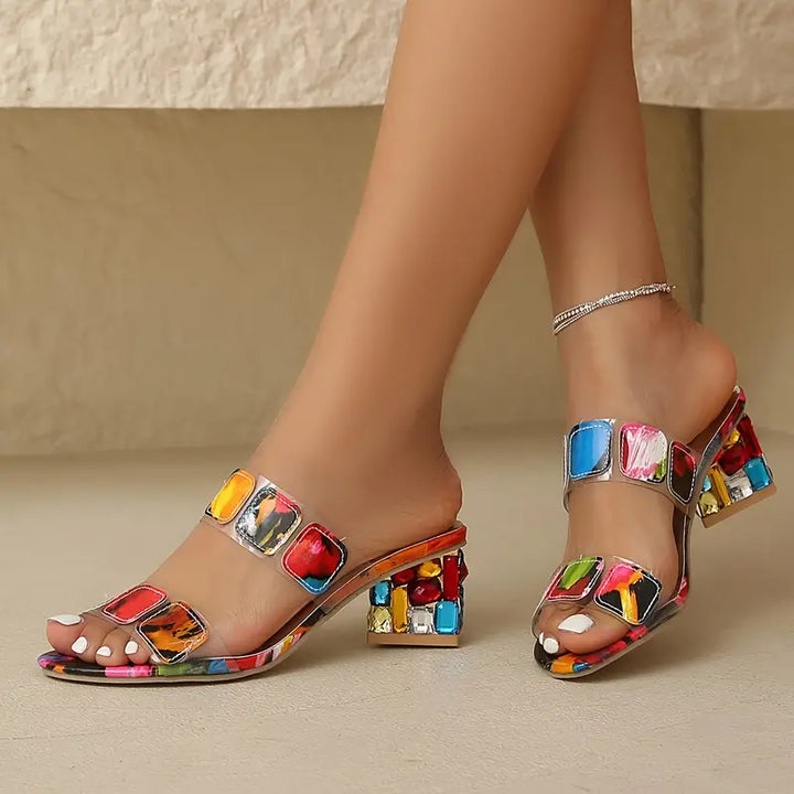 Chiara™ | Sandali Colorati con Doppia Cinghia