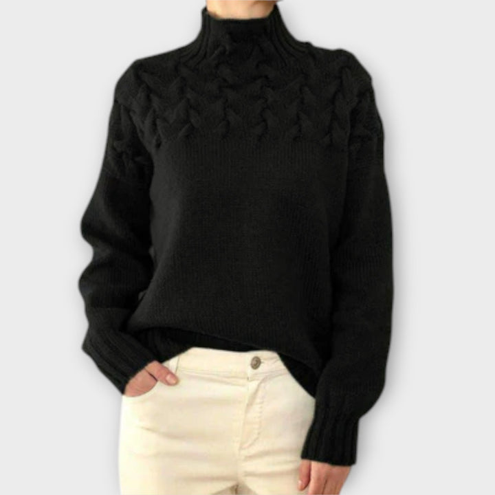 Eva | Maglione da donna con dettaglio a trecce