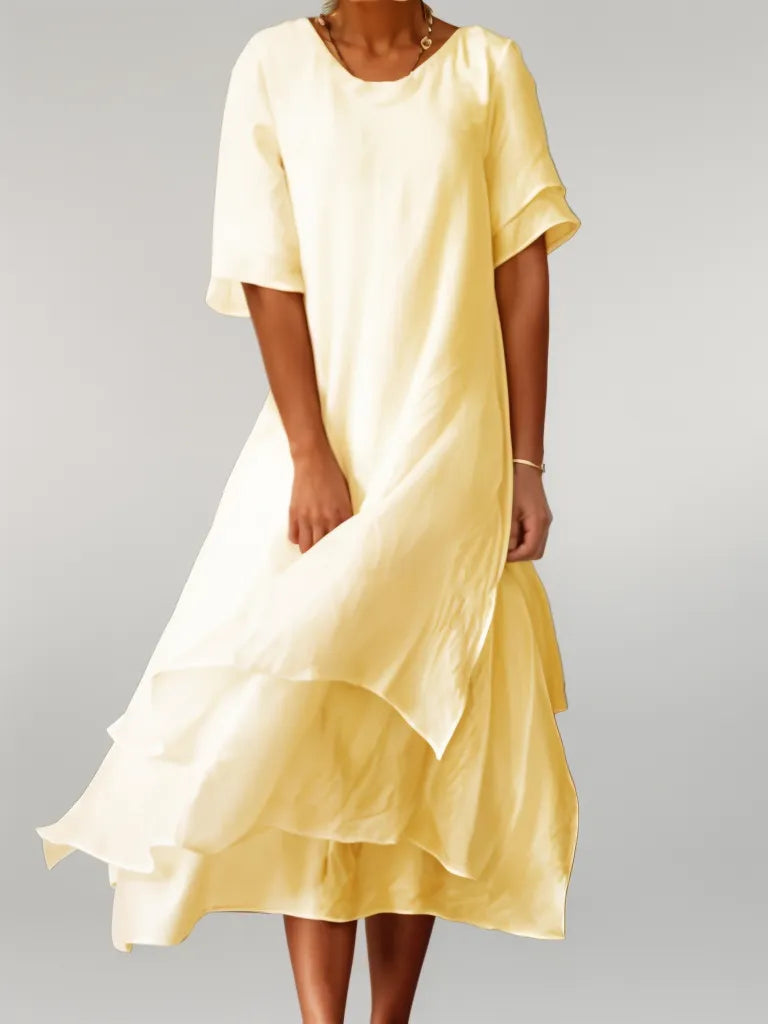 ELOISE | Elegante Vestito Lungo in Cotone