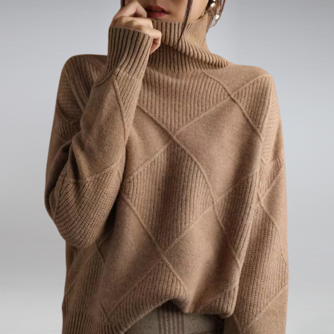 Darcy - Maglione a Collo Alto Oversize