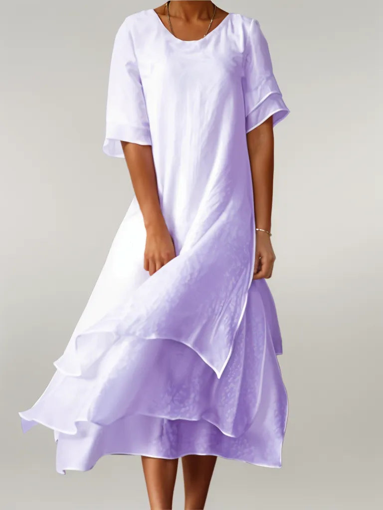 ELOISE | Elegante Vestito Lungo in Cotone