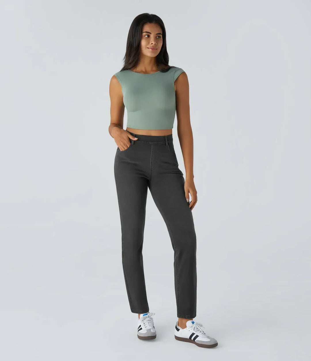 ComfortFit™ - Elastic and comfortable pants with high waist