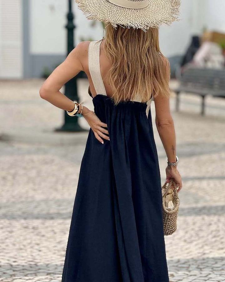 Anne | Abito elegante con scollo incrociato per un look raffinato