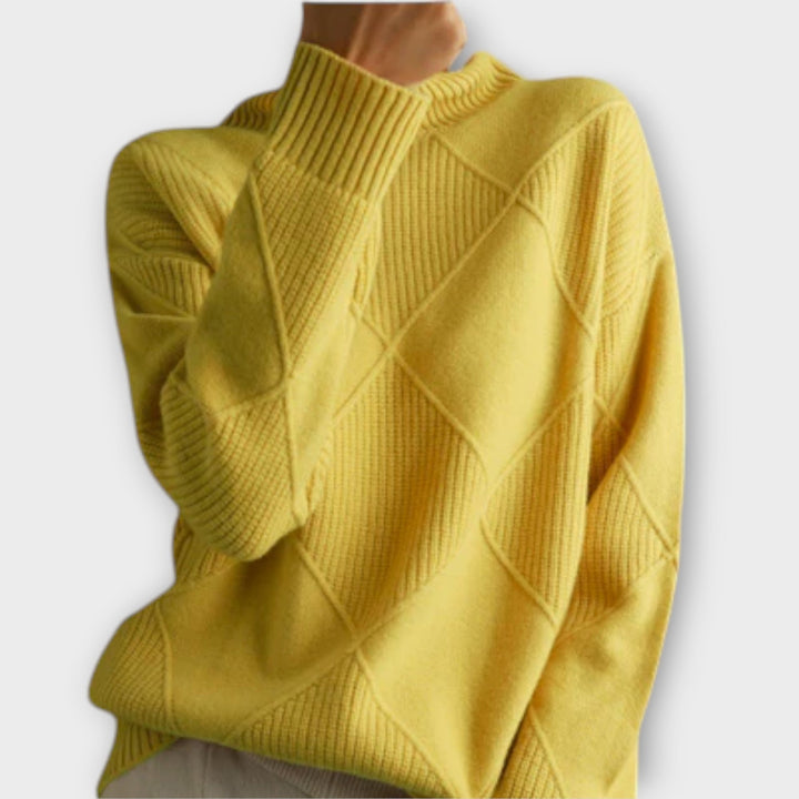 Melanie | Maglione con Collo Alto Confortevole