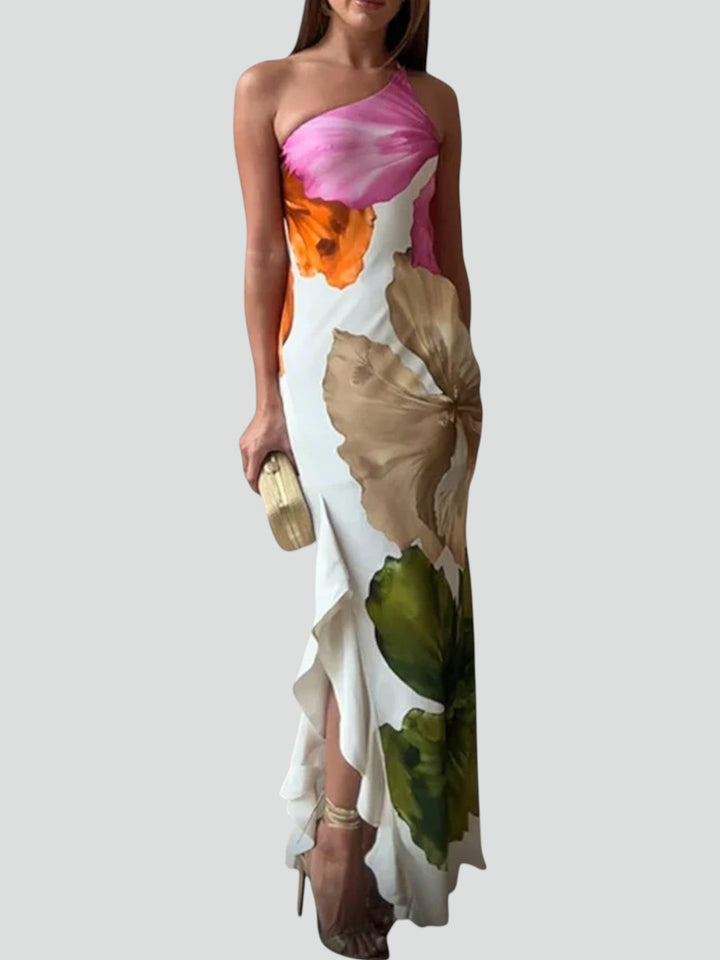 De Sapphire™  | Abito Maxi Patchwork Elegante