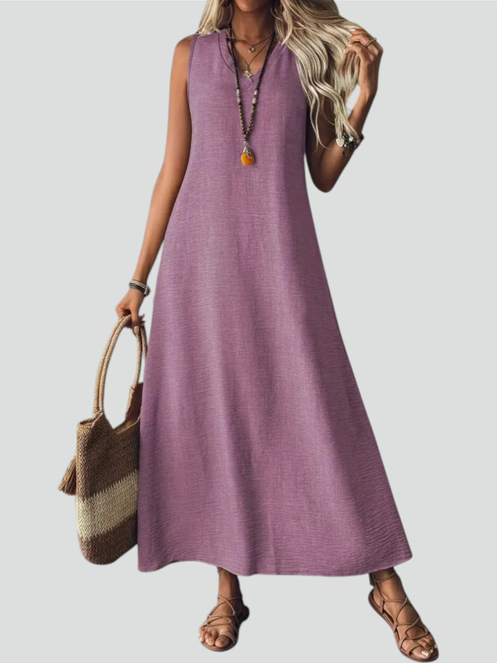 Nora – Vestito Vintage con Scollatura a V