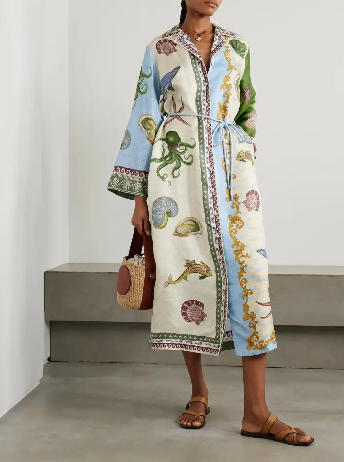 Nadine | Abito Maxi Fresco e Versatile per Ogni Occasione