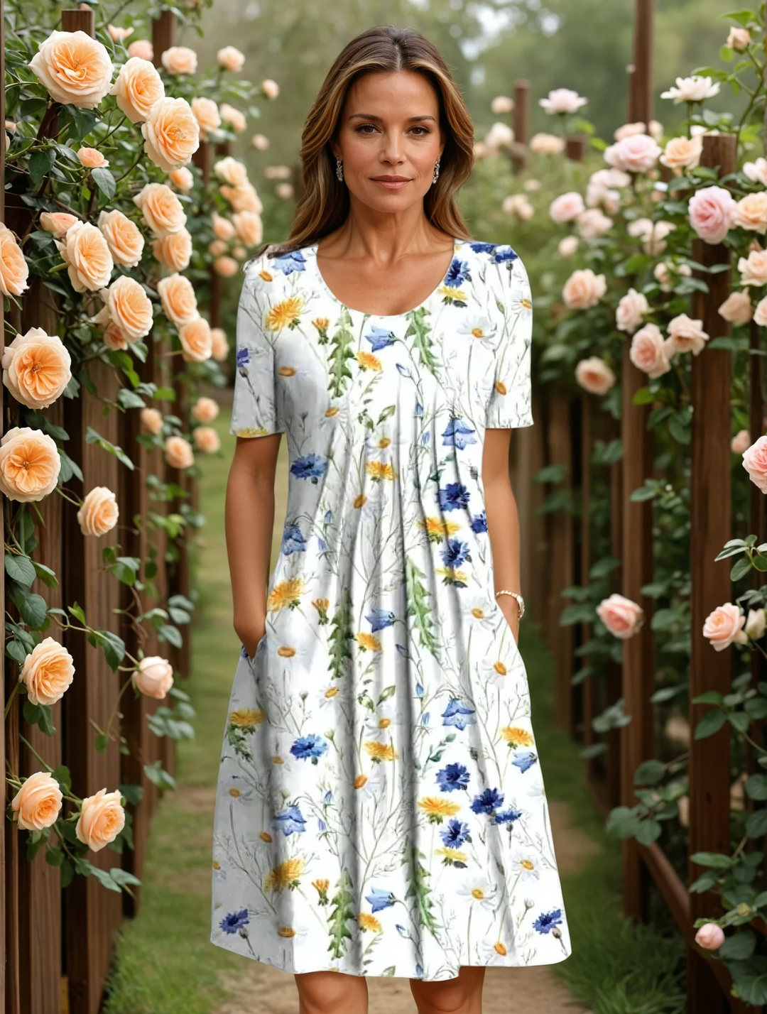 MARGA | Abito elegante con copertura avvolgente per la pancia