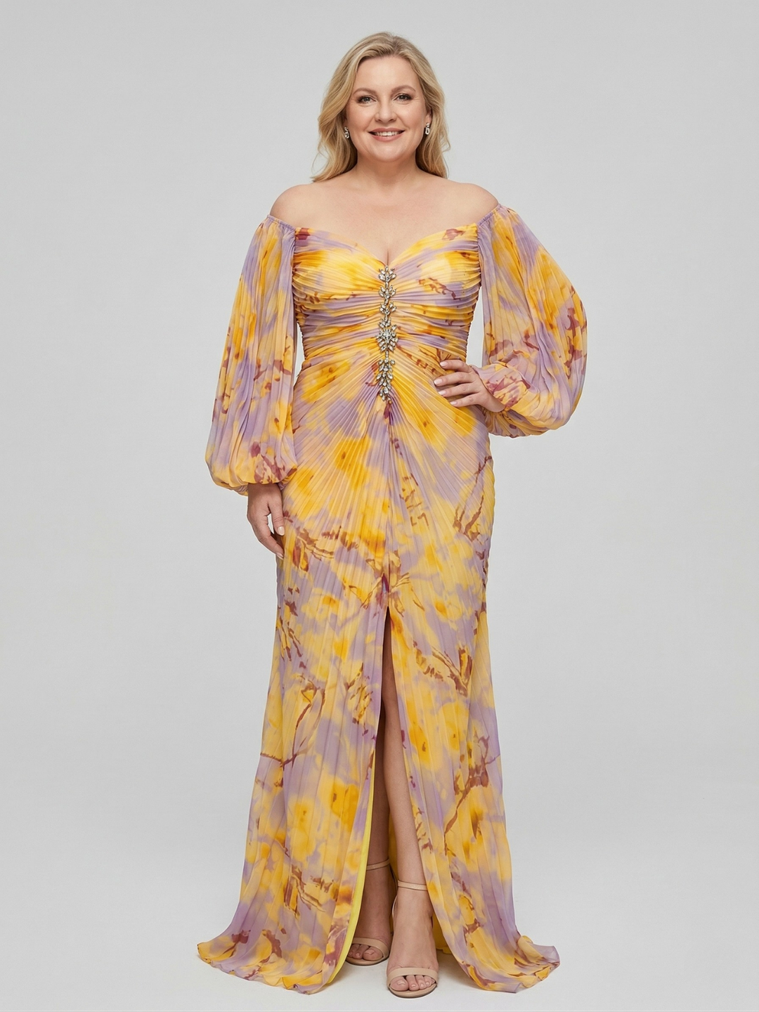 Abito Elegante Liza con Scollatura a V