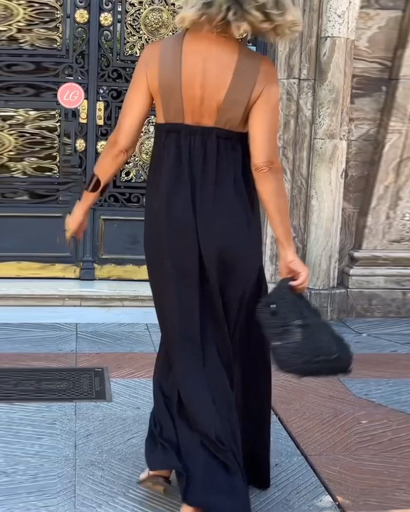 Anne | Abito elegante con scollo incrociato per un look raffinato