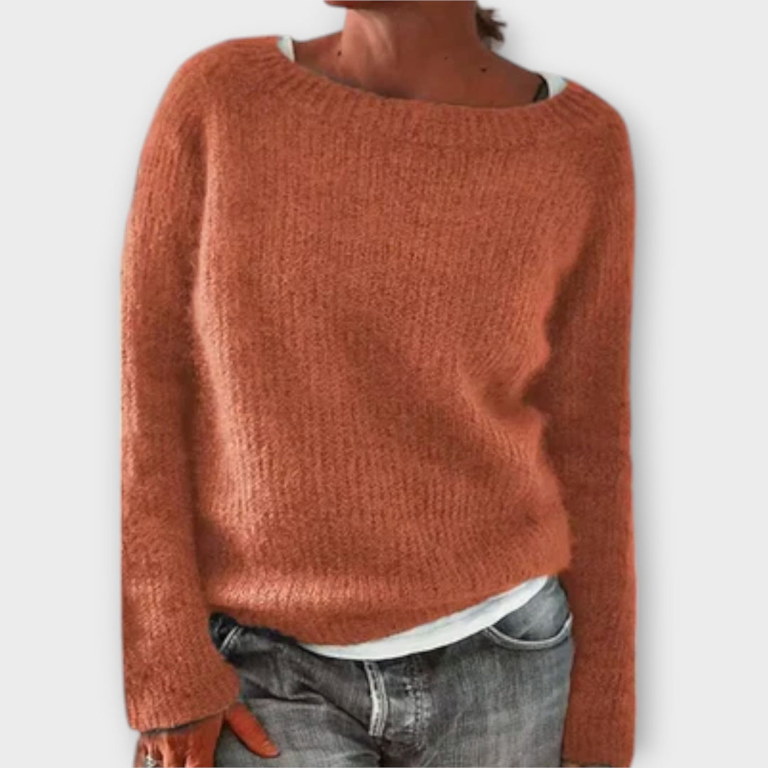 Regine | Maglione a Maglia di Colore Solido