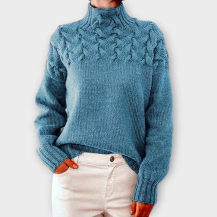 Eva | Maglione da donna con dettaglio a trecce