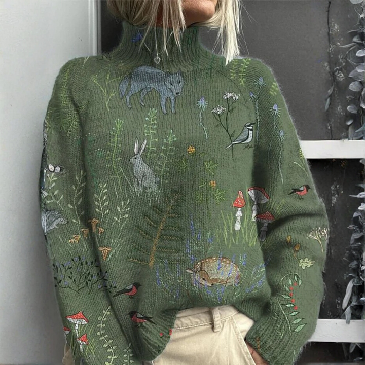 Ashley | Maglione a Collo Alto Caldo ed Elegante