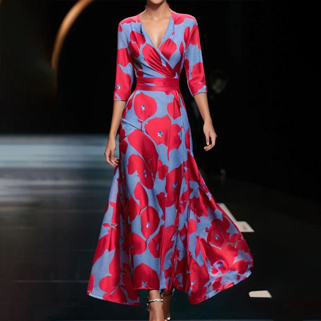 Béatrice™ | Abito elegante scollato a V per ogni occasione