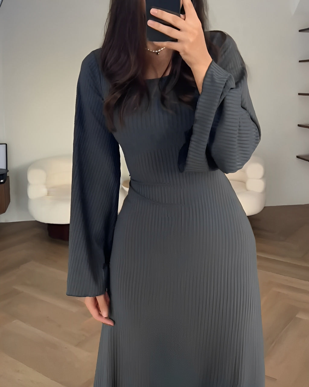 Abito Maxi in Maglia Elegante