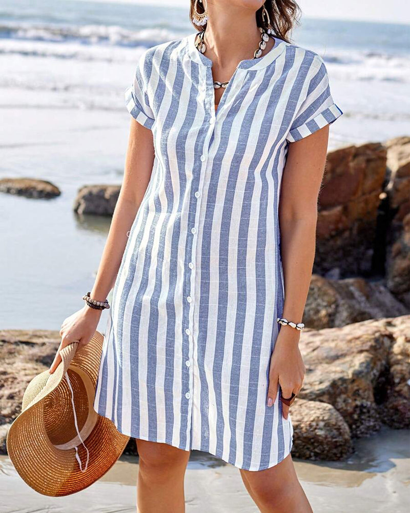 Martina | Elegante Fascino Femminile a Righe per uno stile sofisticato