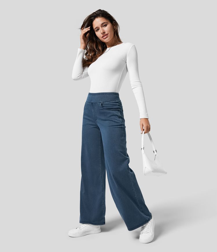 Evie™ | Pantaloni Elasticizzati Comodi con Vita Alta