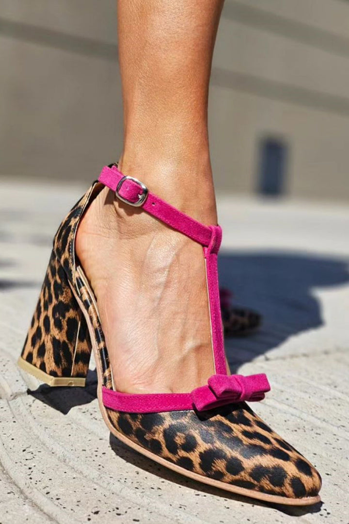 Beauu™ | Eleganti Sandali con Stampa Leopardata Verde e Dettagli Colorati Accattivanti