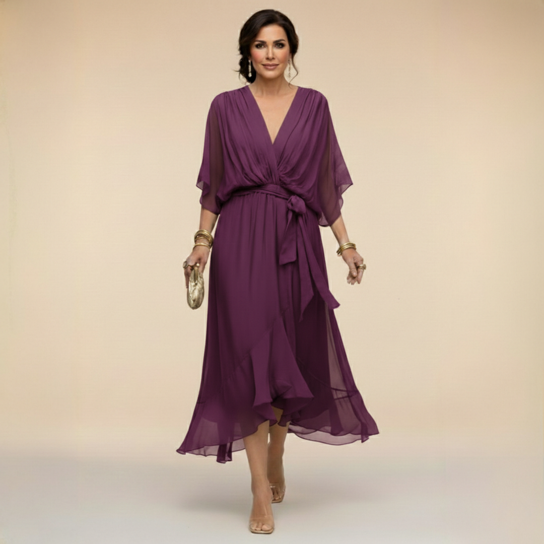 Monica | Vestito con scollo a V