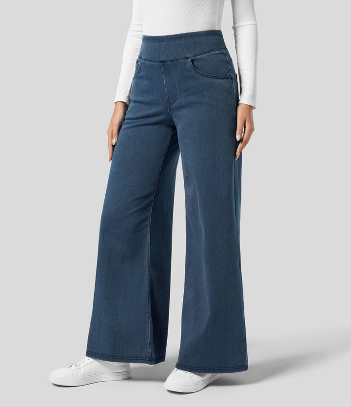 Evie™ | Pantaloni Elasticizzati Comodi con Vita Alta