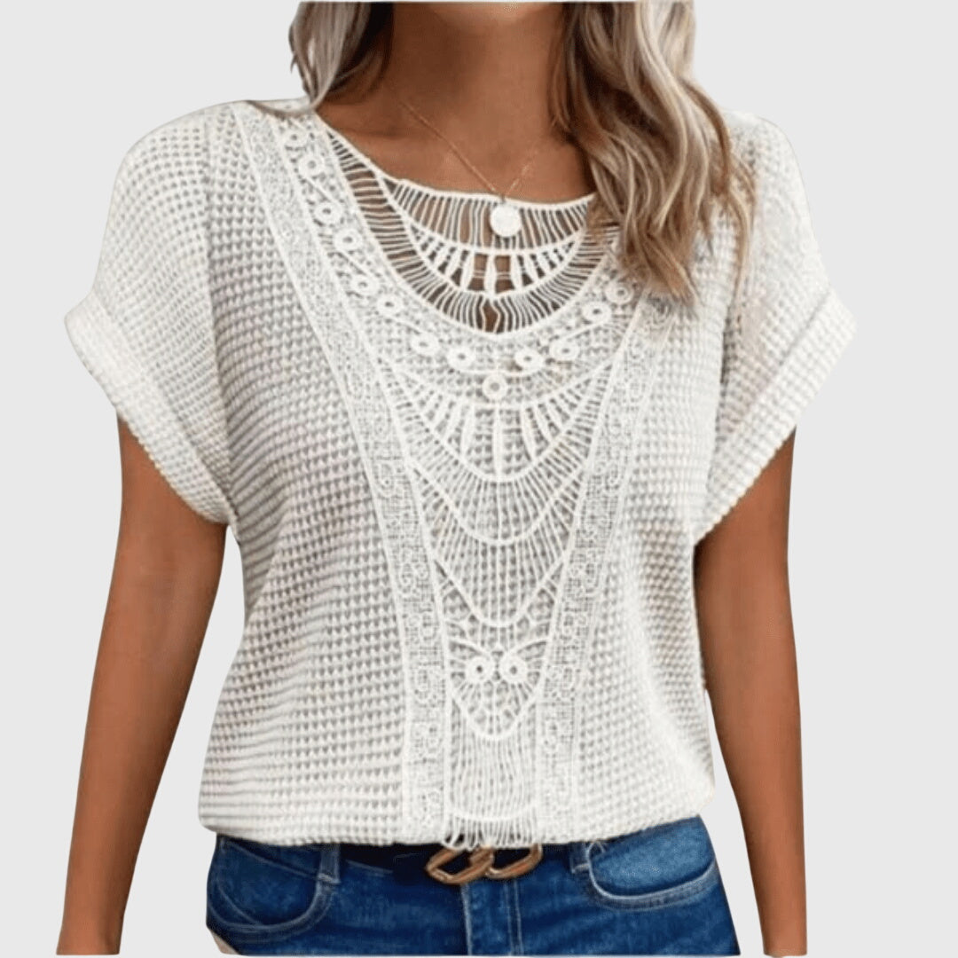 Pearl™ | Elegant Ibiza Style Blouse