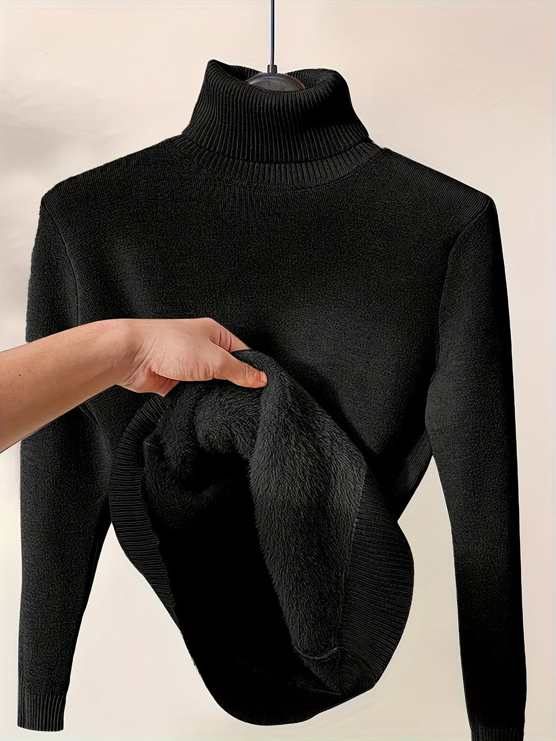 Zoe - Maglione con Collo Alto Morbido