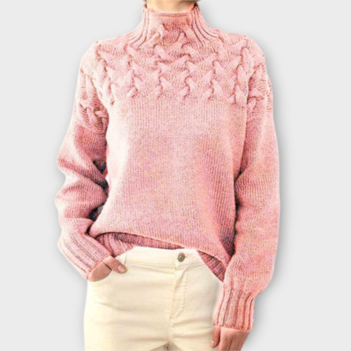 Eva | Maglione da donna con dettaglio a trecce