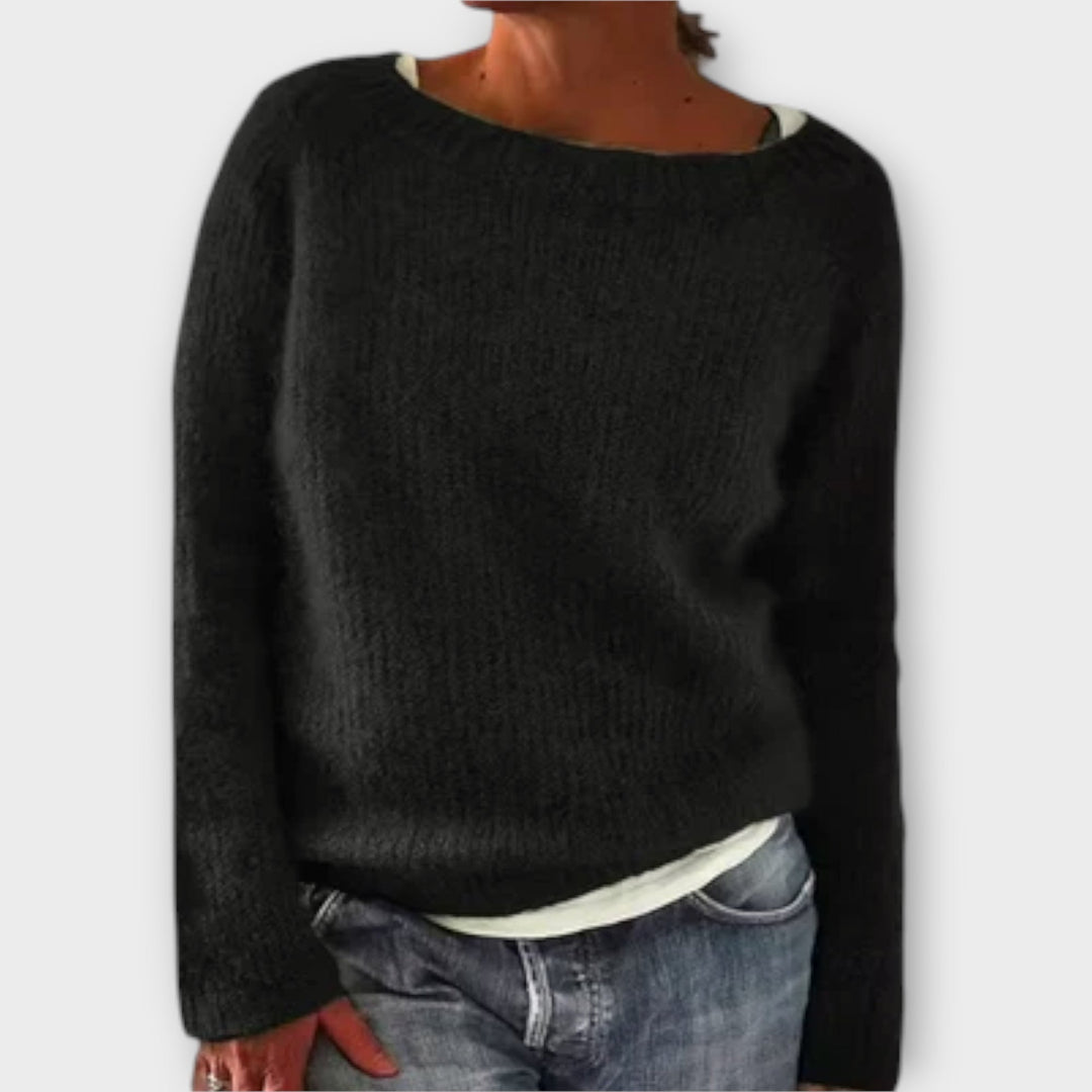 Regine | maglione a maglia monocolore