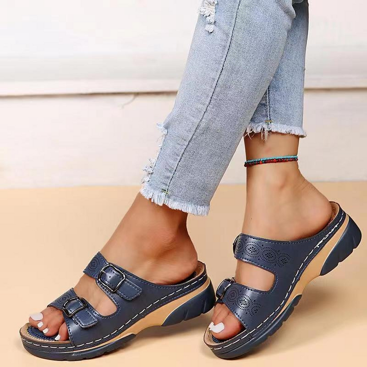 Sandali ortopedici Lovas per sperone calcaneare, piedi larghi e artrosi