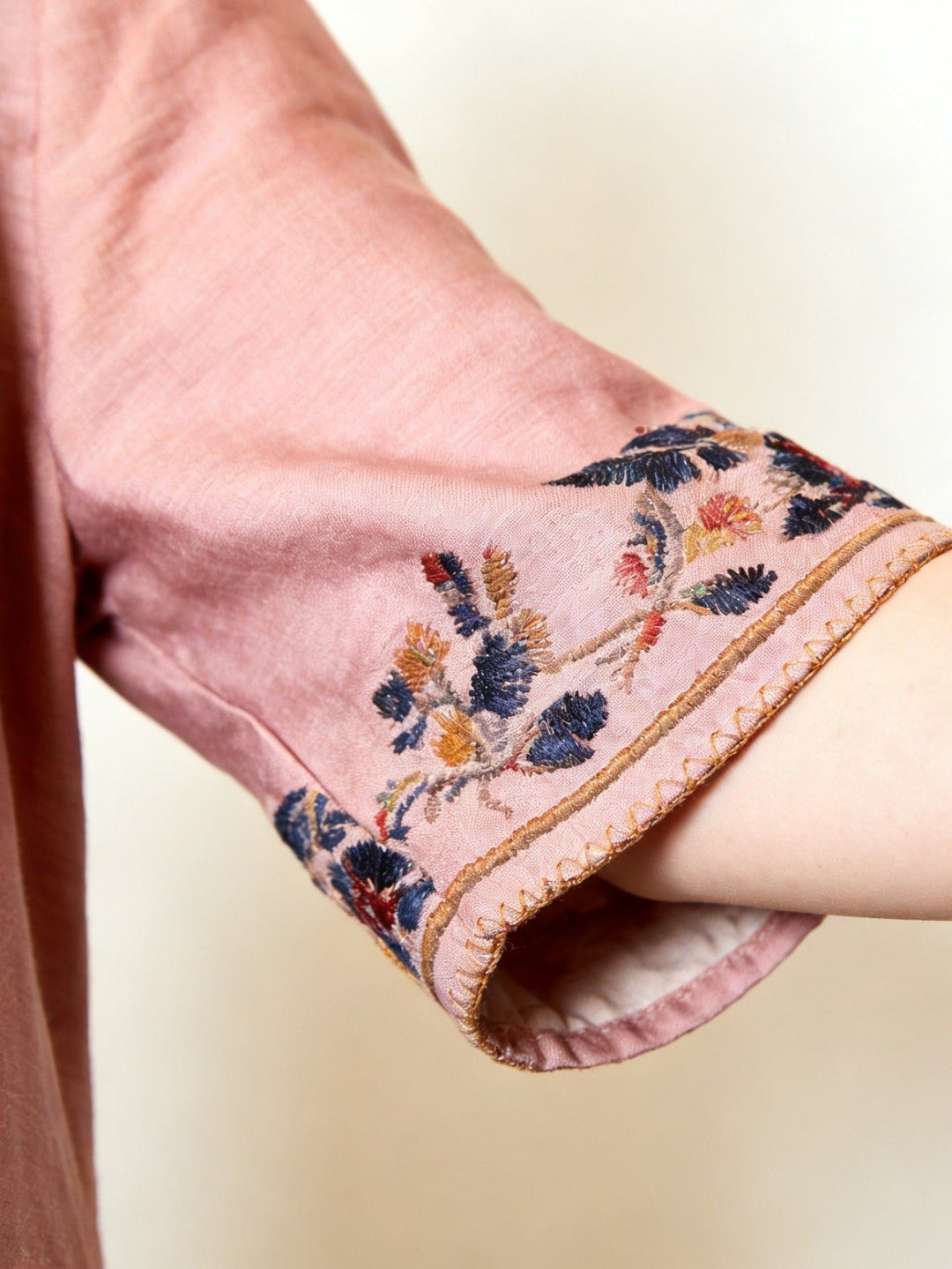 Ana | Elegant 100% cotton-made embroidered Dress