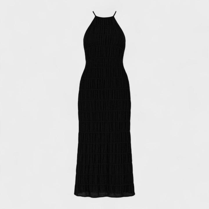 ADELINE - Vestito lungo con scollo a halter