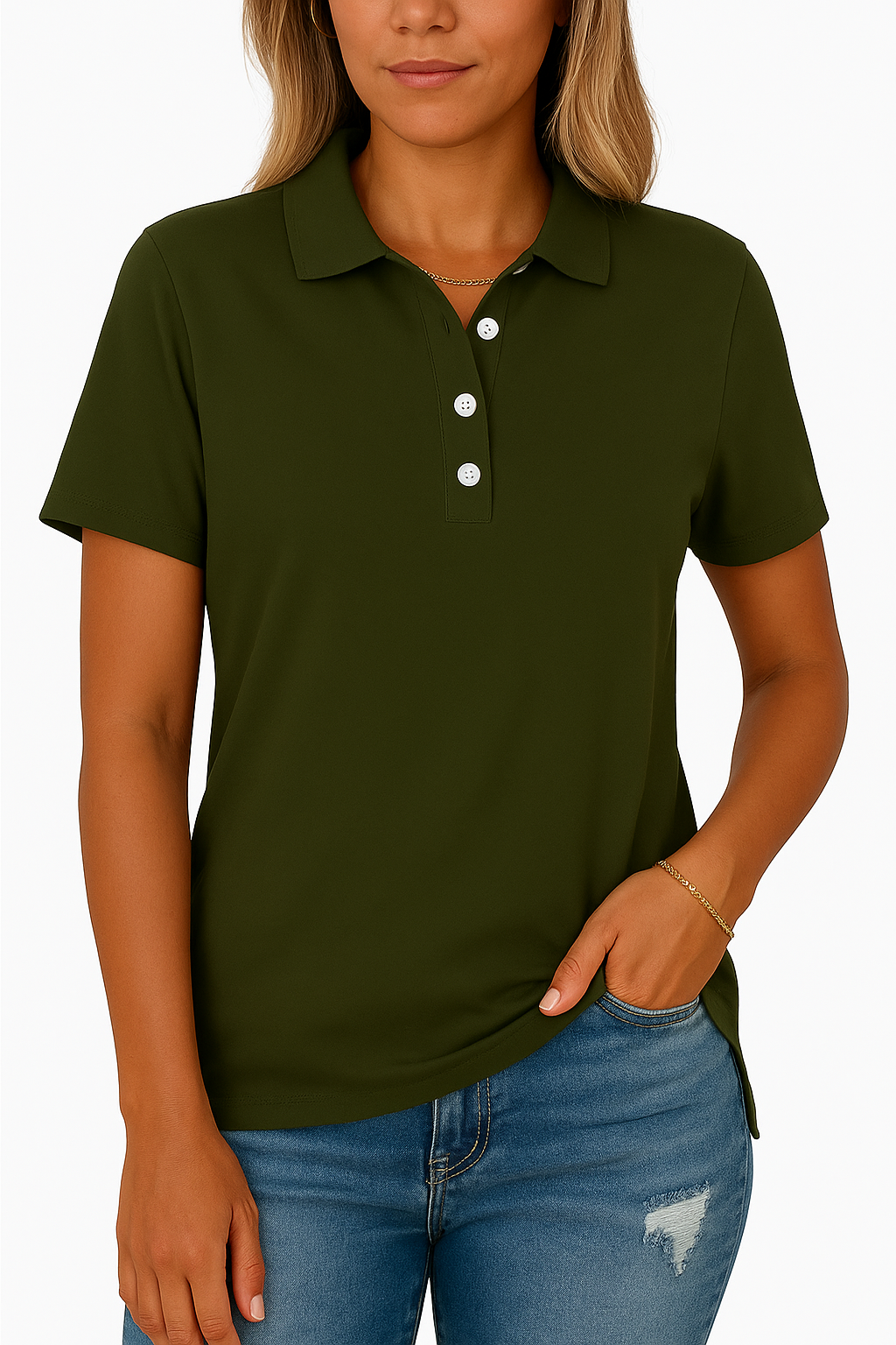 Julia™ | Polo Traspirante dallo Stile Elegante