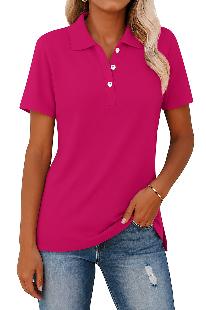 Julia™ | Polo Traspirante dallo Stile Elegante