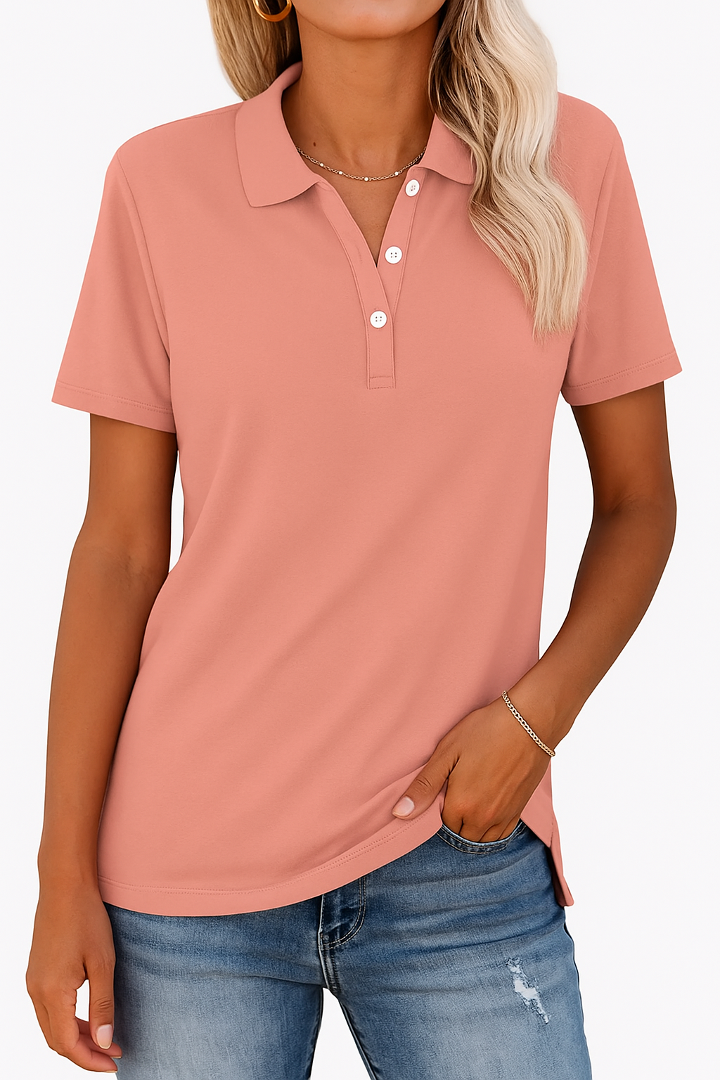 Julia™ | Polo Traspirante dallo Stile Elegante