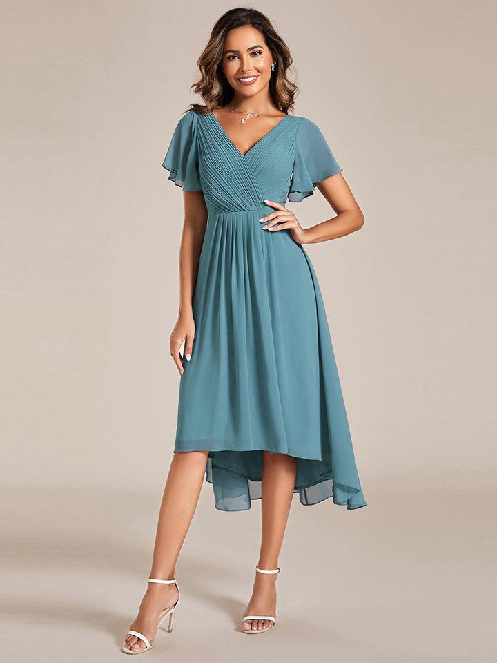 ever FAYE|Abito da invitata di matrimonio chic con scollo a V