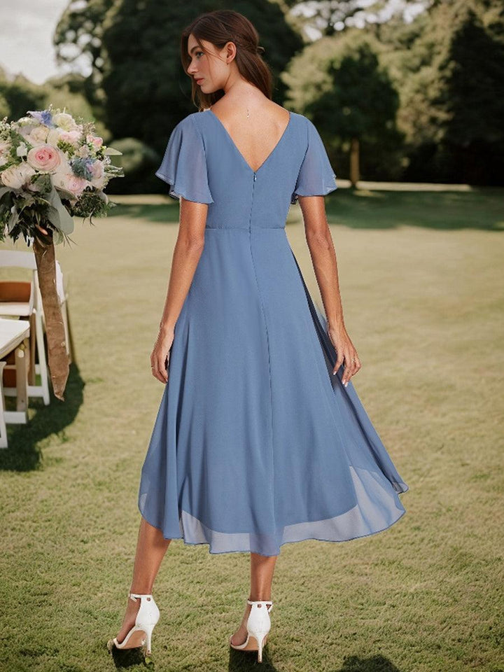 ever FAYE|Abito da invitata di matrimonio chic con scollo a V