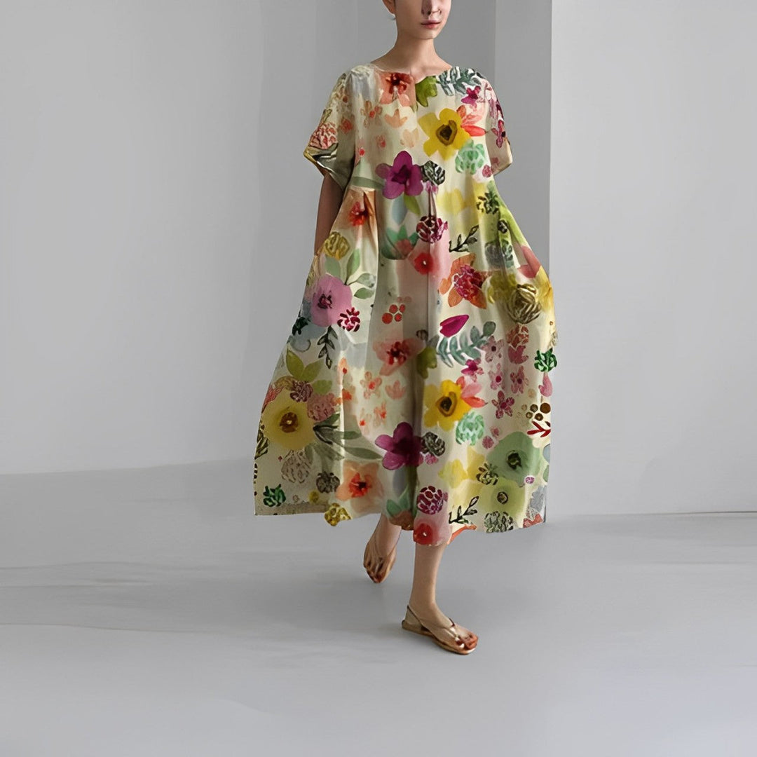 Adelia - Abito Floreale Bohemien