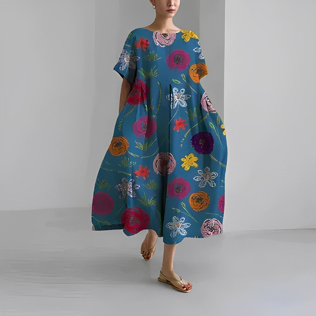 Adelia - Abito Floreale Bohemien