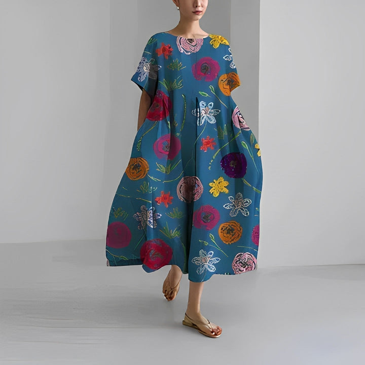 Adelia - Abito Floreale Bohemien