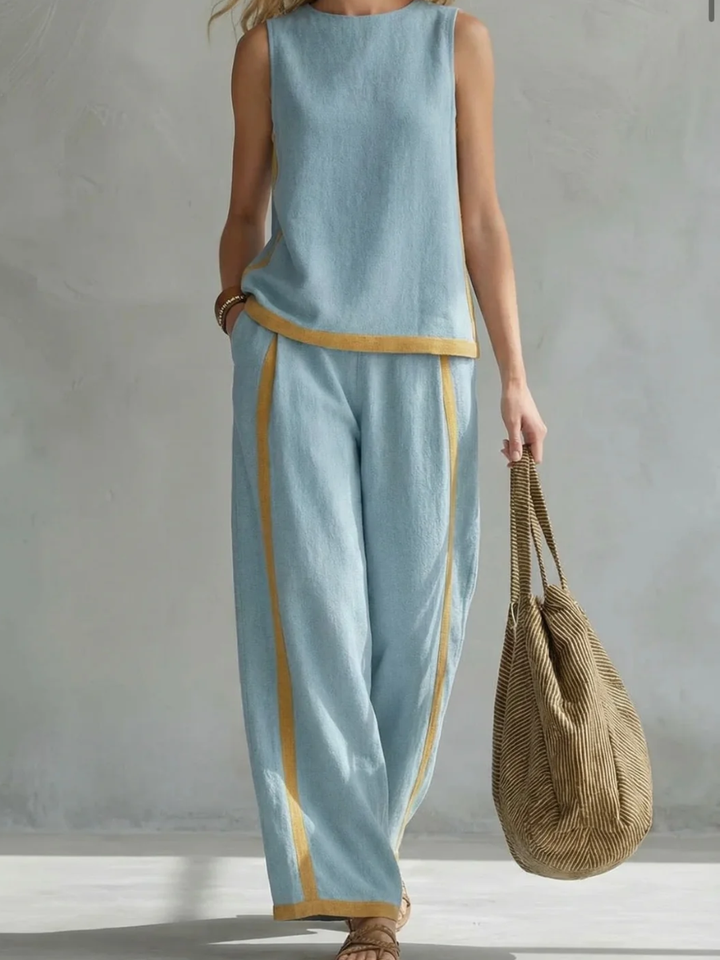 Leila | Completo Elegante in Cotone e Lino