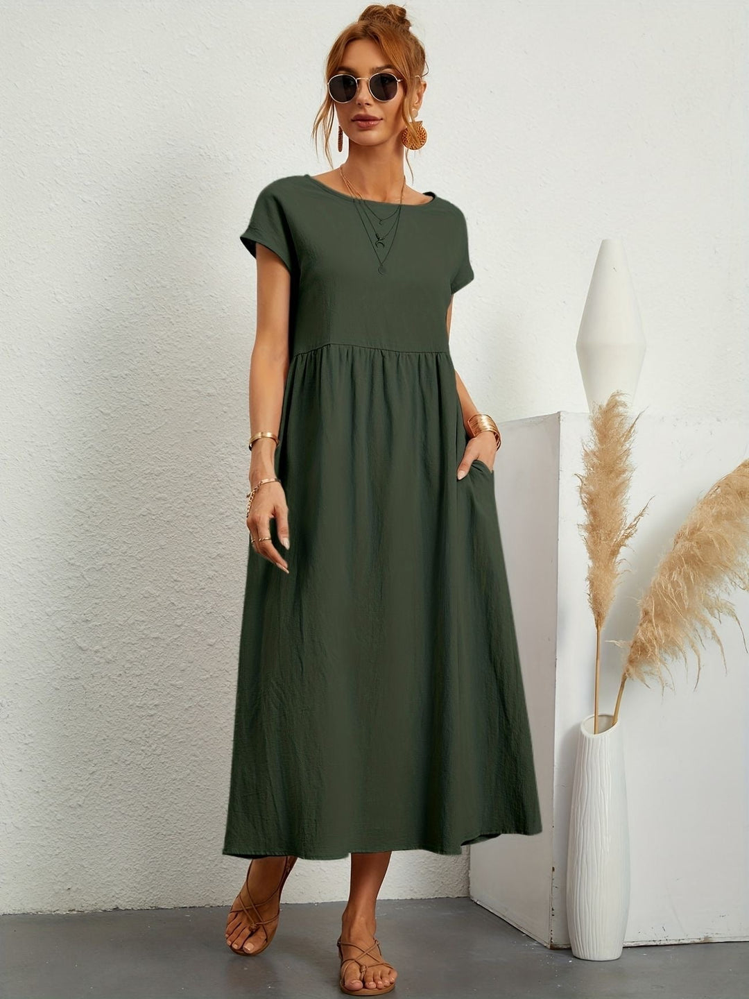 Caroline™ - Abito Casual Elegante per uno Stile Raffinato e Confortevole