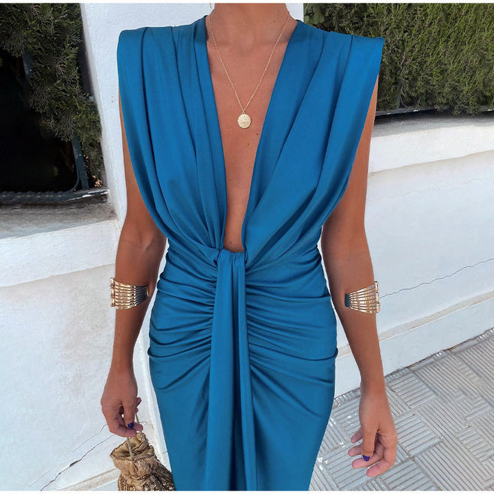 Crocetta™ | Abito Elegante con Scollo Chic