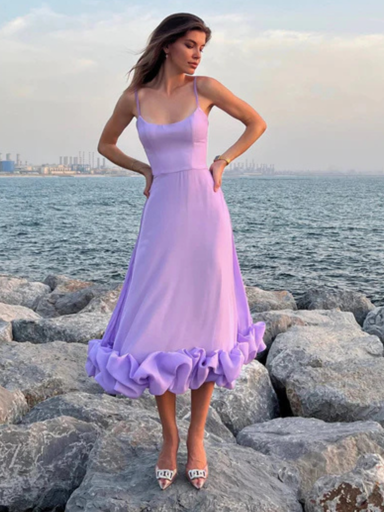 Vivienne™ | Abito con Volant