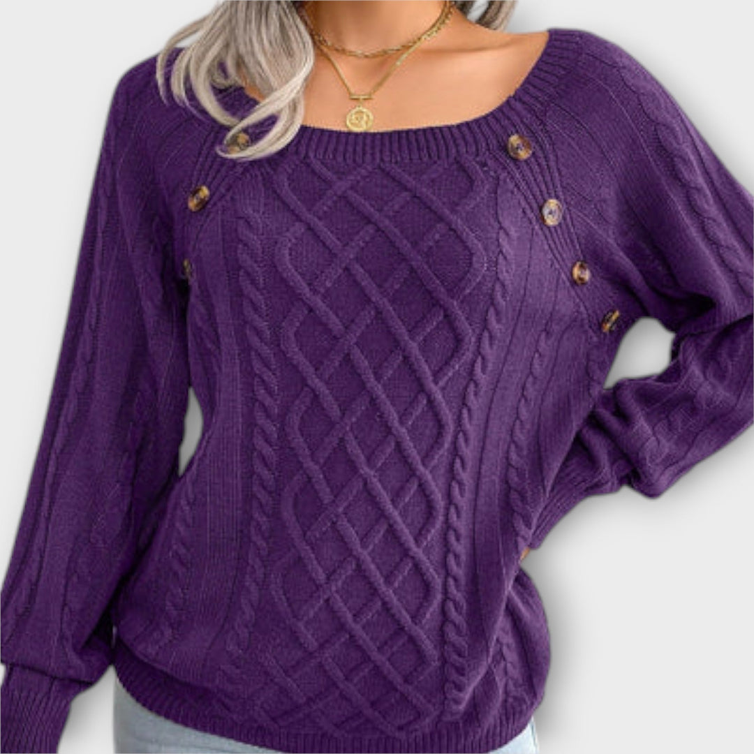 Malia | Maglione con bottoni