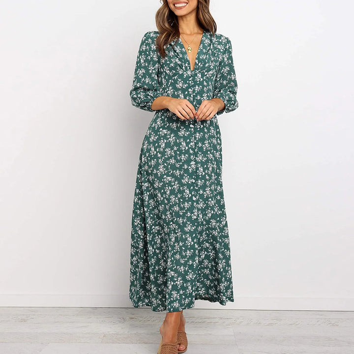 Melina | Elegante Abito Boho che Esalta la Tua Femminilità
