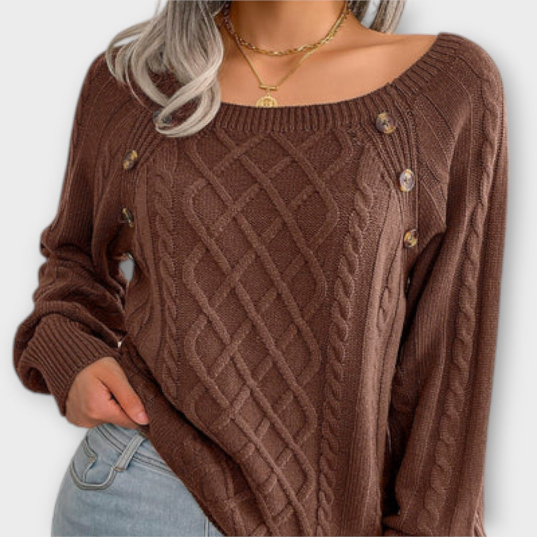 Malia | Maglione con bottoni