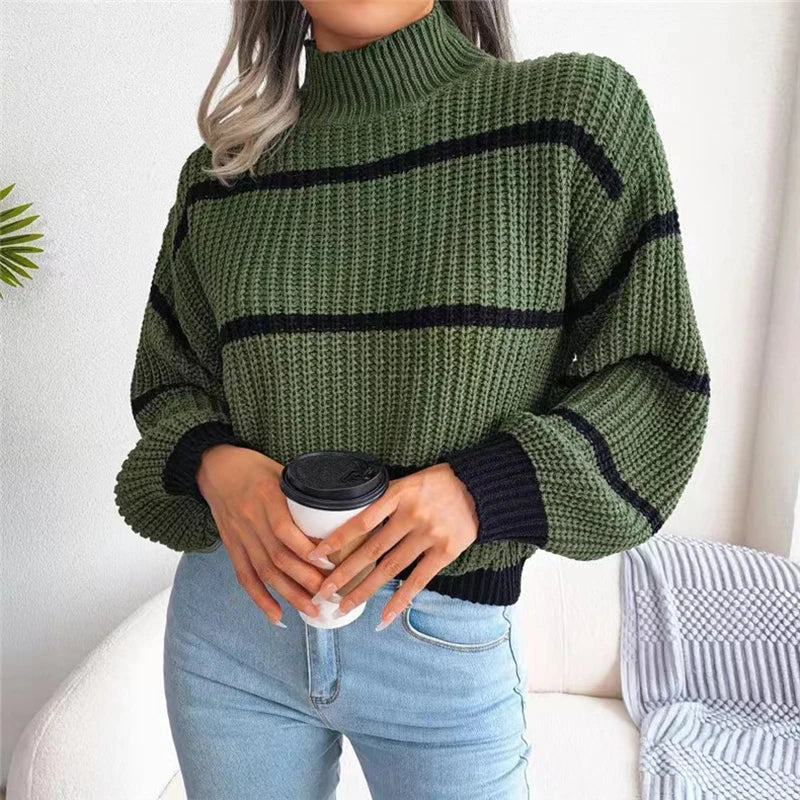 Sarah | Maglione a Collo Alto Couture
