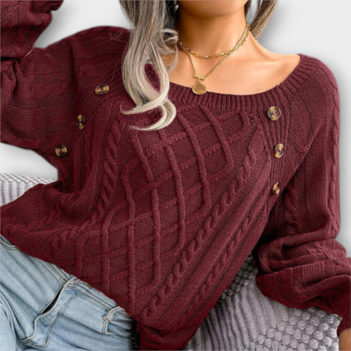 Malia | Maglione con bottoni