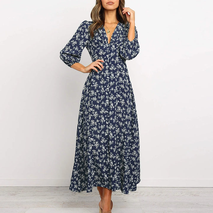 Melina | Elegante Abito Boho che Esalta la Tua Femminilità