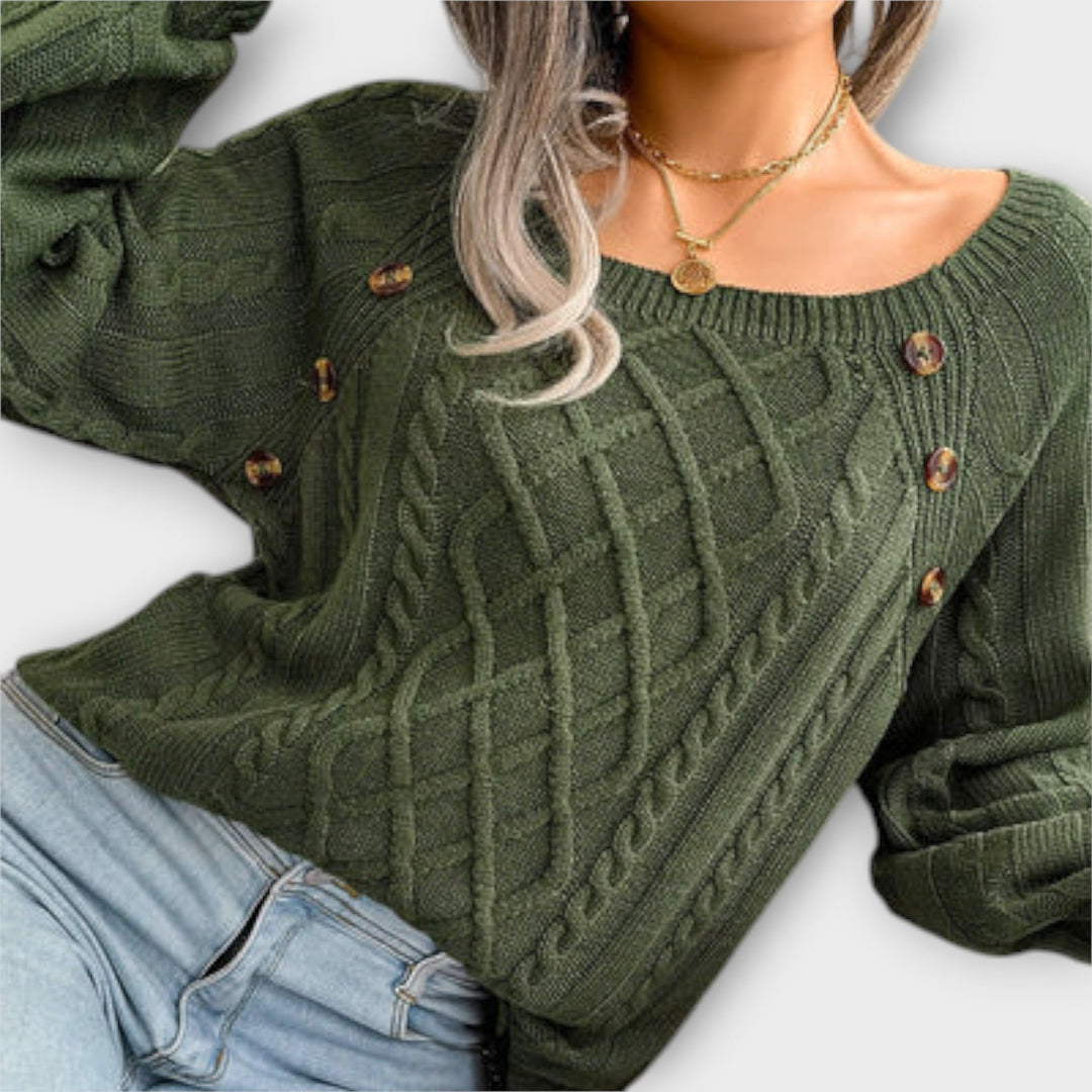 Malia | Maglione con bottoni